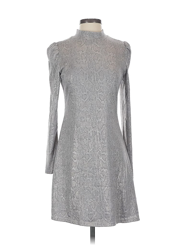 Pre-owned Slate & Willow Casual Dress In Gray
