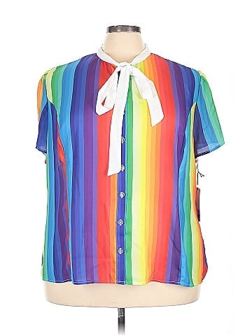 Unique Vintage Short Sleeve Blouse (view 1)