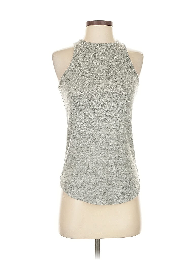 Pre-owned Banana Republic Tank Top Gray Halter Neckline Tops