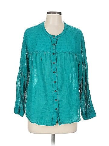 Pilcro by Anthropologie 3/4 Sleeve Blouse (view 1)
