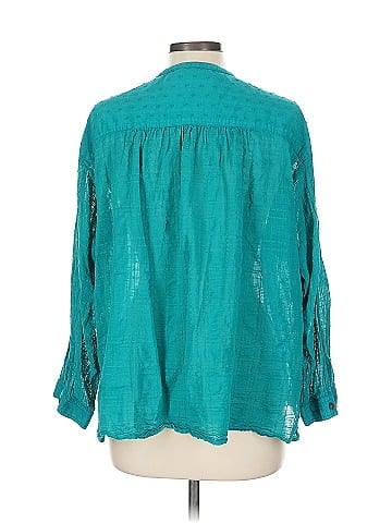 Pilcro by Anthropologie 3/4 Sleeve Blouse (view 2)