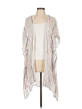 Bella Dahl 100% Rayon Silver Short Sleeve Blouse Size M