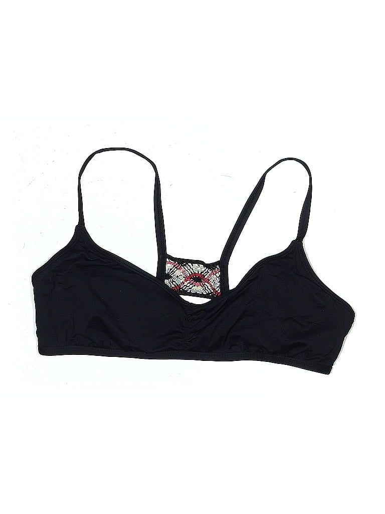 Pre-owned Swim Systems Swimsuit Top Black Swimwear