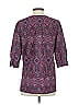 MAX 100% Polyester Paisley Purple 3/4 Sleeve Blouse Size S - photo 2