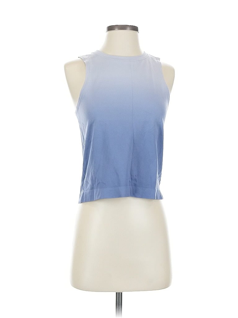 Pre-owned Assorted Brands Tank Top Purple Halter Neckline Tops