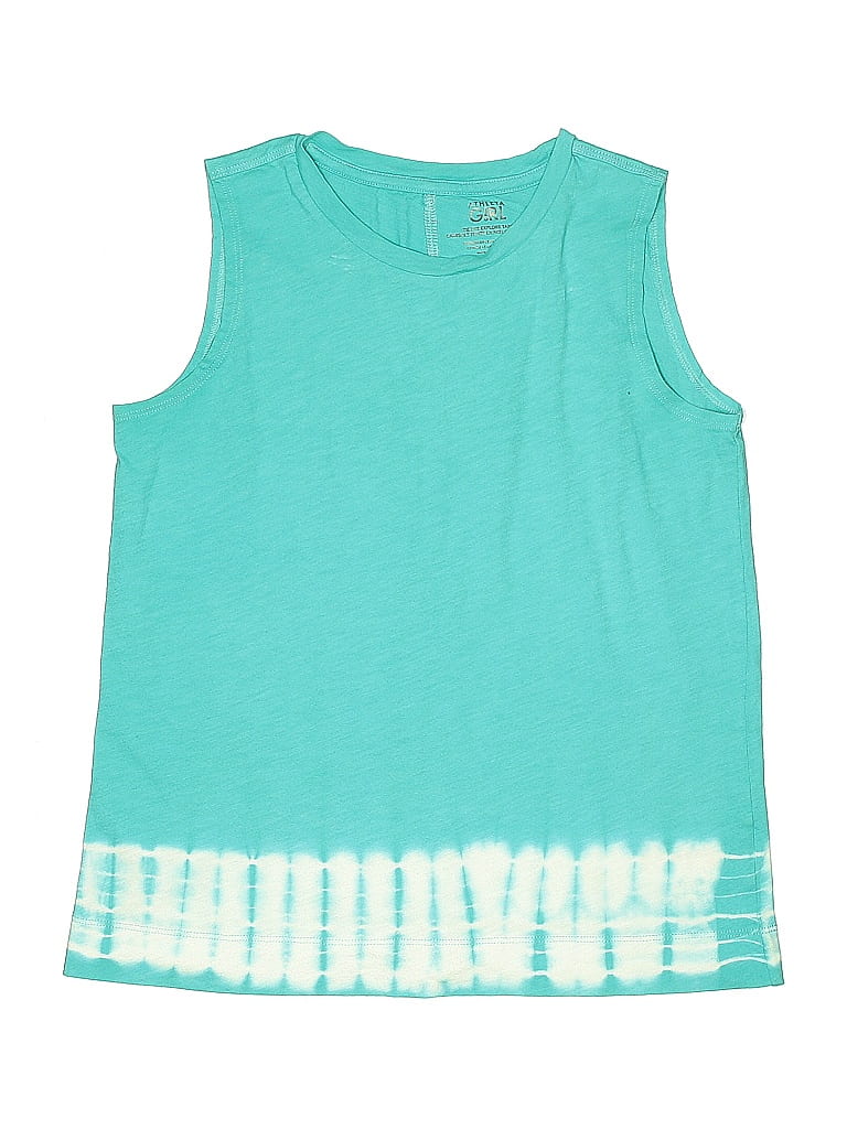 Click to view more detailed imagery on our partner's website Pre-owned Athleta Girl Kids' Sleeveless T-shirt In Blue