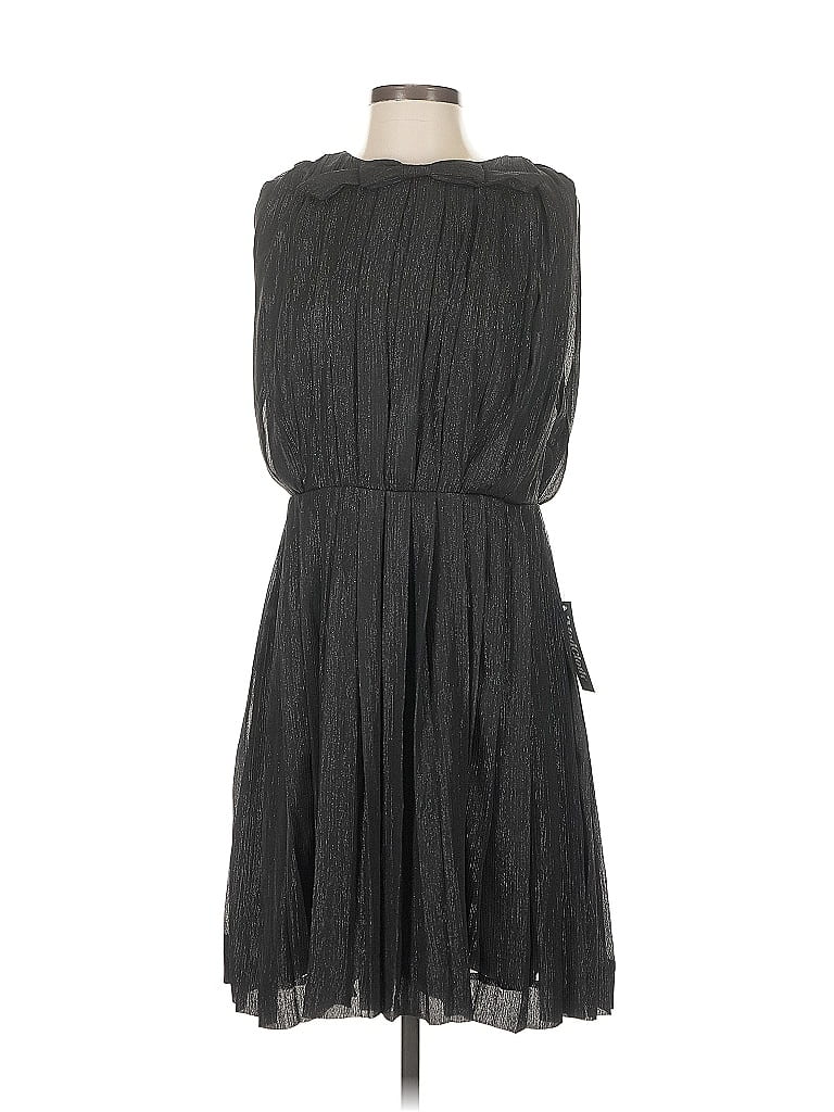 ModCloth Chevron-herringbone Gray Black Casual Dress Size S - photo 1