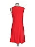 MSK Solid Red Casual Dress Size S - photo 2