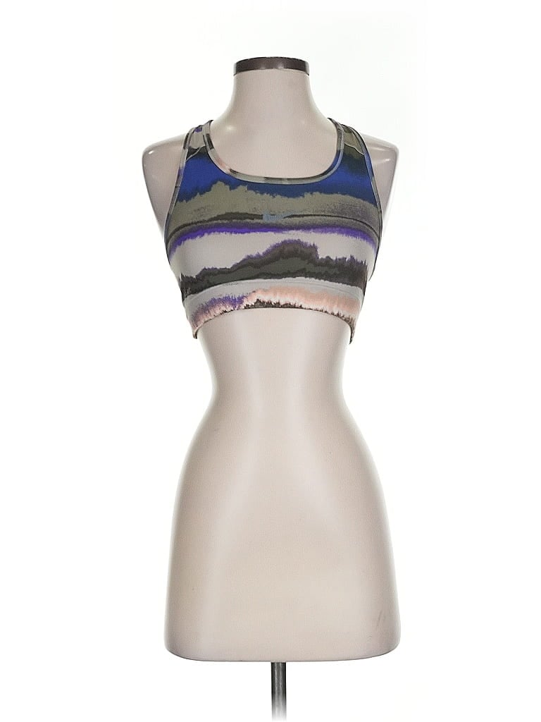 Pre-owned Nike Tank Top Green Halter Neckline Tops