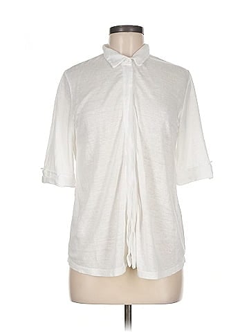 Transit Par-Such 3/4 Sleeve Button-Down Shirt (view 1)