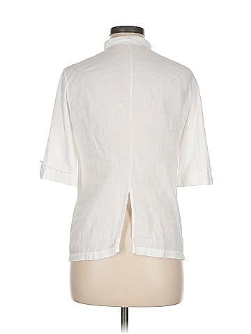 Transit Par-Such 3/4 Sleeve Button-Down Shirt (view 2)