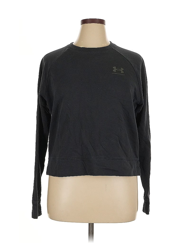 Click to view more detailed imagery on our partner's website Pre-owned Under Armour Sweatshirt In Black