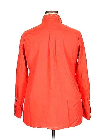 Chico's Design Long Sleeve Silk Top (view 2)