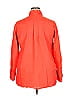 Chico's Design 100% Silk Orange Long Sleeve Silk Top Size XL (3) - photo 2