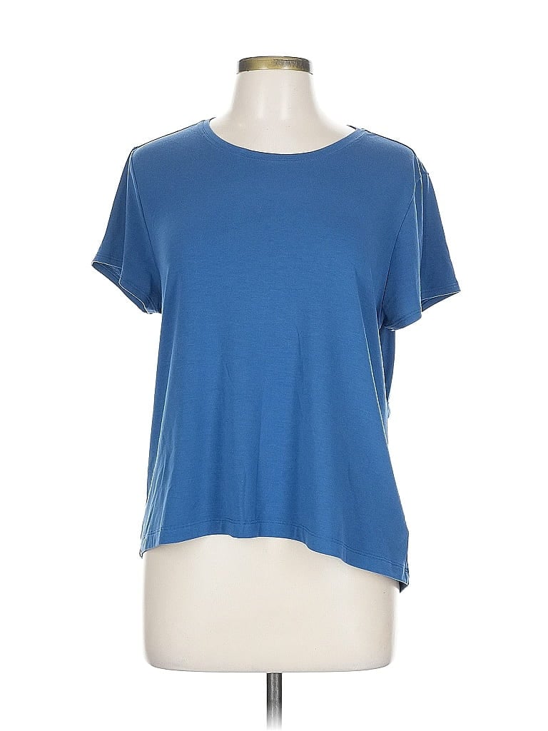 Pre-owned Athleta Short Sleeve T-shirt In Blue