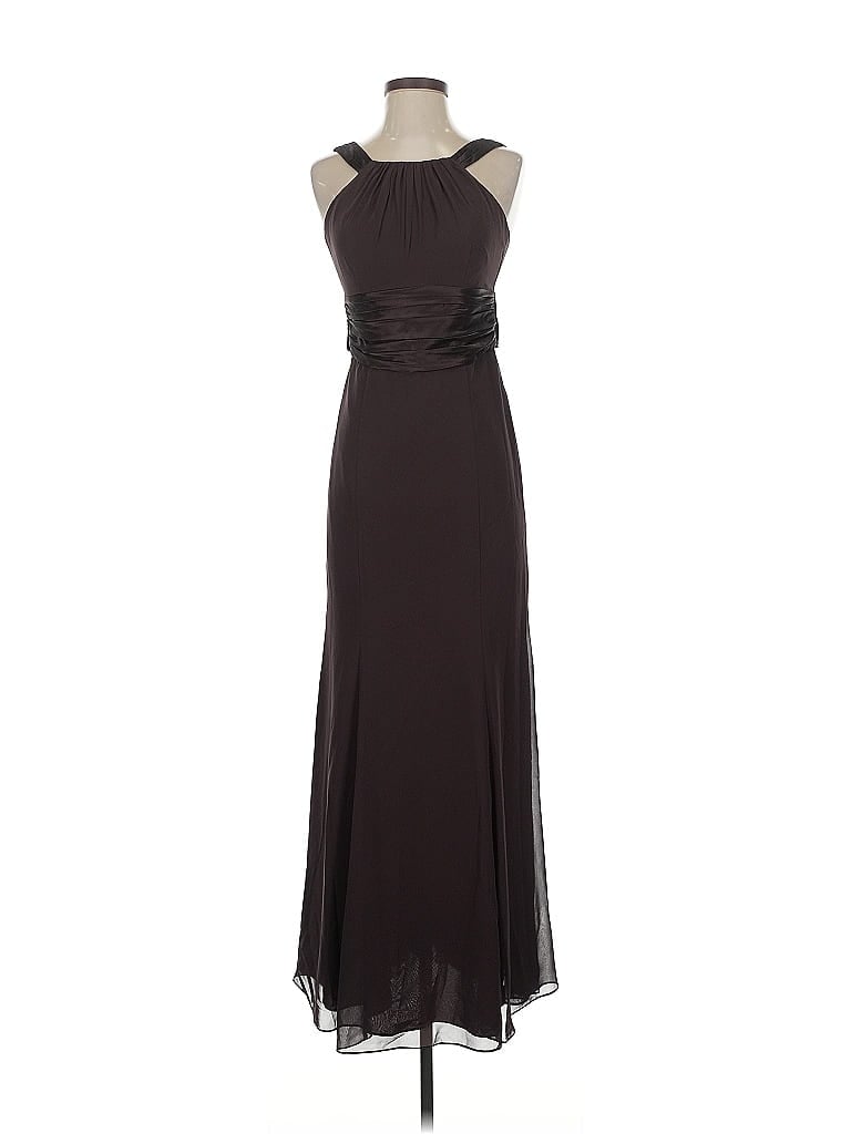Pre-owned David's Bridal Cocktail Dress In Brown