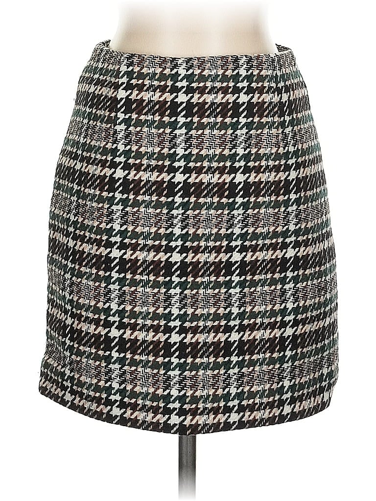 Pre-owned H&m Formal Skirt In Brown
