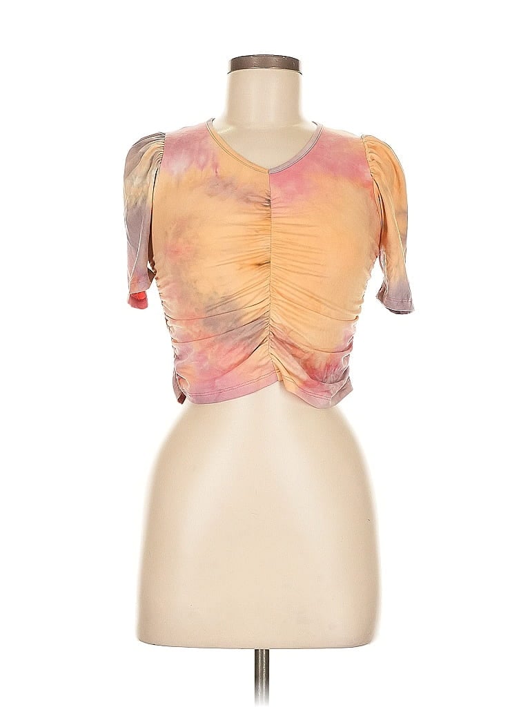 Pre-owned Assorted Brands Short Sleeve T-shirt In Orange