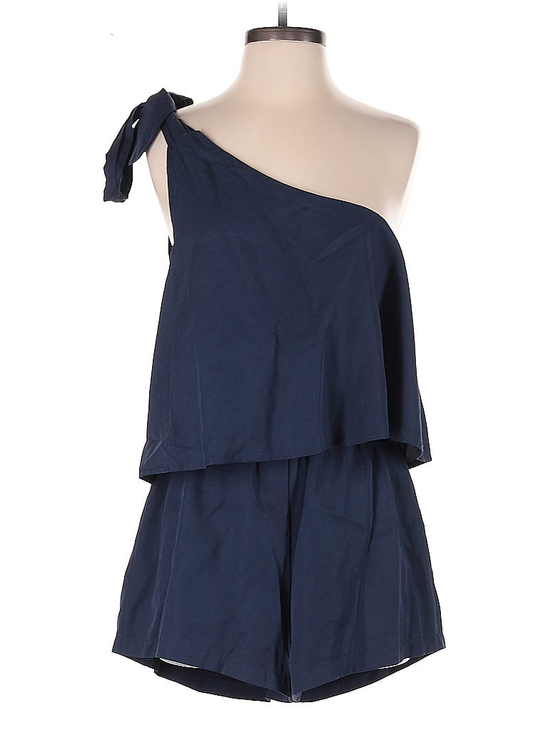 Pre-owned Lulus Romper In Blue