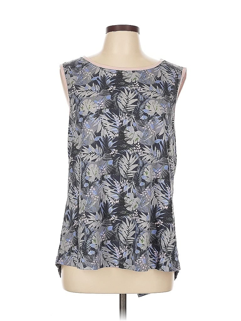 Pre-owned Crane Sleeveless Blouse In Blue