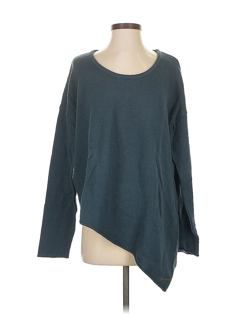 Pre-owned Peace Love World Pullover Sweater In Blue