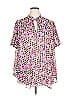 Torrid 100% Polyester Pink Short Sleeve Polo Size 3X Plus (3) - photo 1