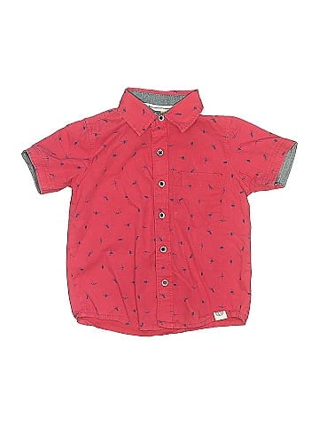 Free Planet Short Sleeve Button-Down Shirt (view 1)
