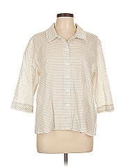 Habitat 3/4 Sleeve Button Down Shirt