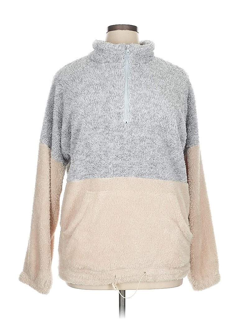 Pre-owned Z Avenue Usa Pullover Sweater In Gray