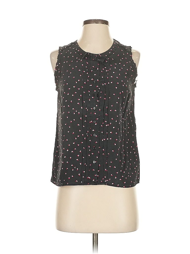 Click to view more detailed imagery on our partner's website Pre-owned Gerard Darel Sleeveless Blouse In Black
