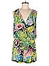 BCBGMAXAZRIA 100% Polyester Tropical Green Romper Size XS - photo 1