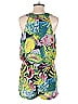 BCBGMAXAZRIA 100% Polyester Tropical Green Romper Size XS - photo 2