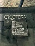 Etcetera Black Brown Dress Pants Size 2 - photo 3