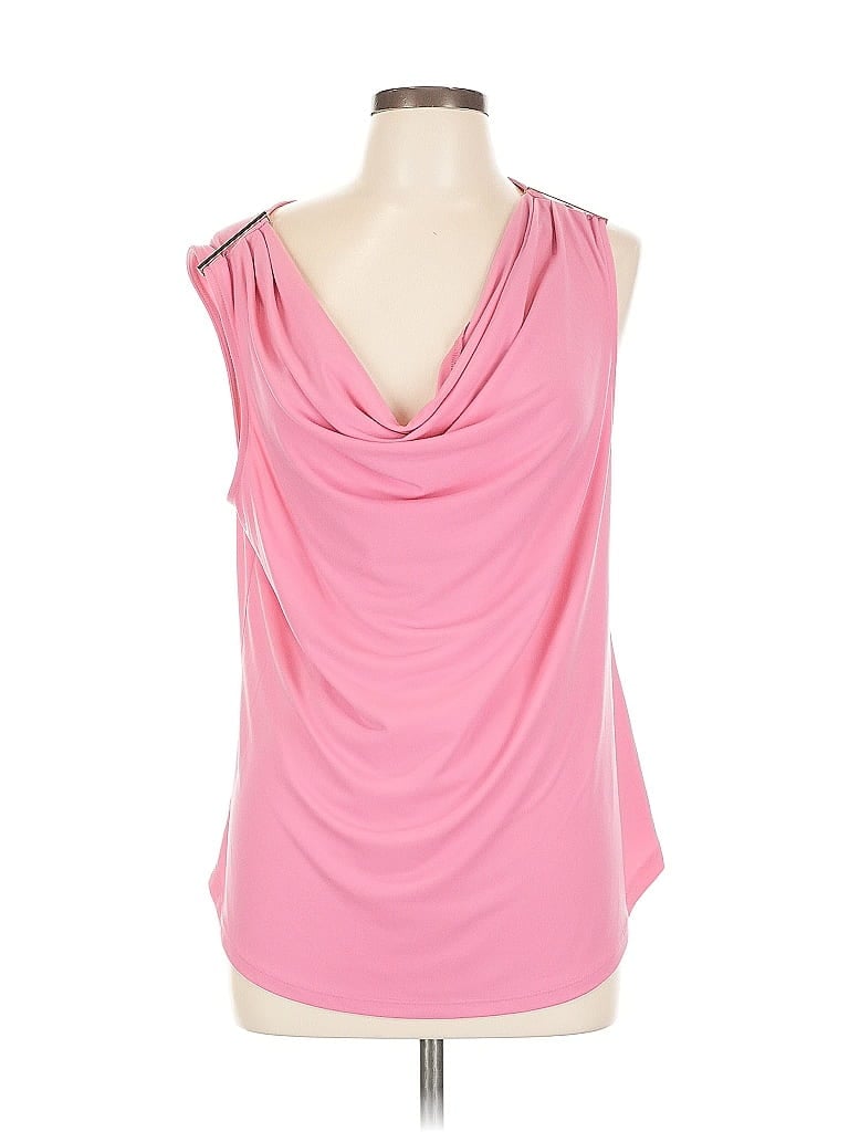 Pre-owned 7th Avenue Design Studio New York & Company Sleeveless Blouse In Pink