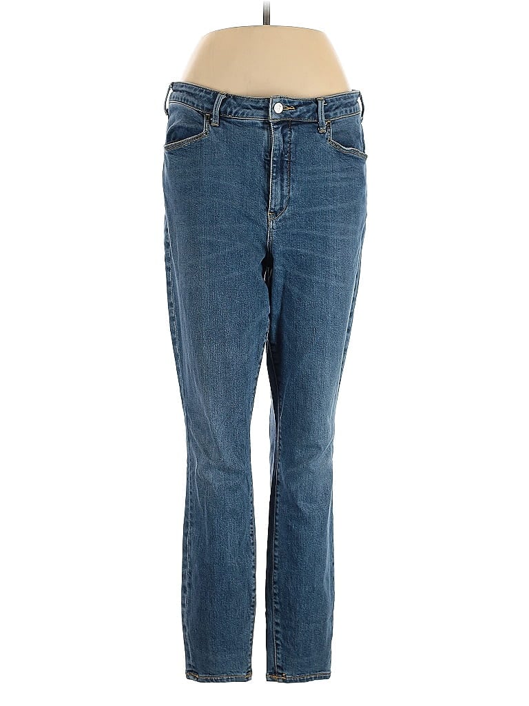 Pre-owned Pilcro And The Letterpress Jeans In Blue