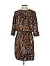 Etcetera Animal Print Brown Casual Dress Size 2 - photo 1