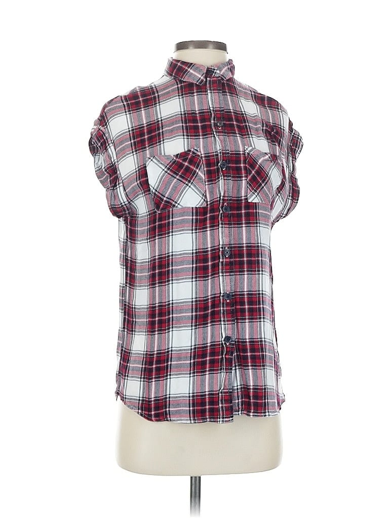 Click to view more detailed imagery on our partner's website Pre-owned Bll Nyc Short Sleeve Button Down Shirt In Red