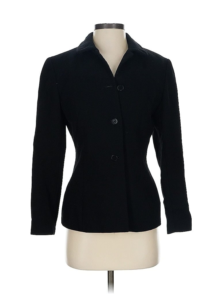 Click to view more detailed imagery on our partner's website Pre-owned Ann Taylor Wool Blazer Jacket In Black