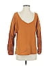 By Anthropologie 100% Cotton Brown Pullover Sweater Size S - photo 1
