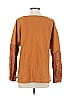 By Anthropologie 100% Cotton Brown Pullover Sweater Size S - photo 2