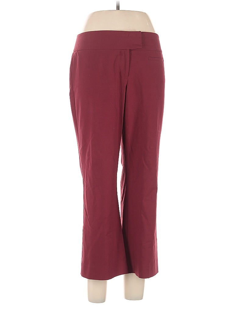 Pre-owned The Limited Casual Pants In Burgundy