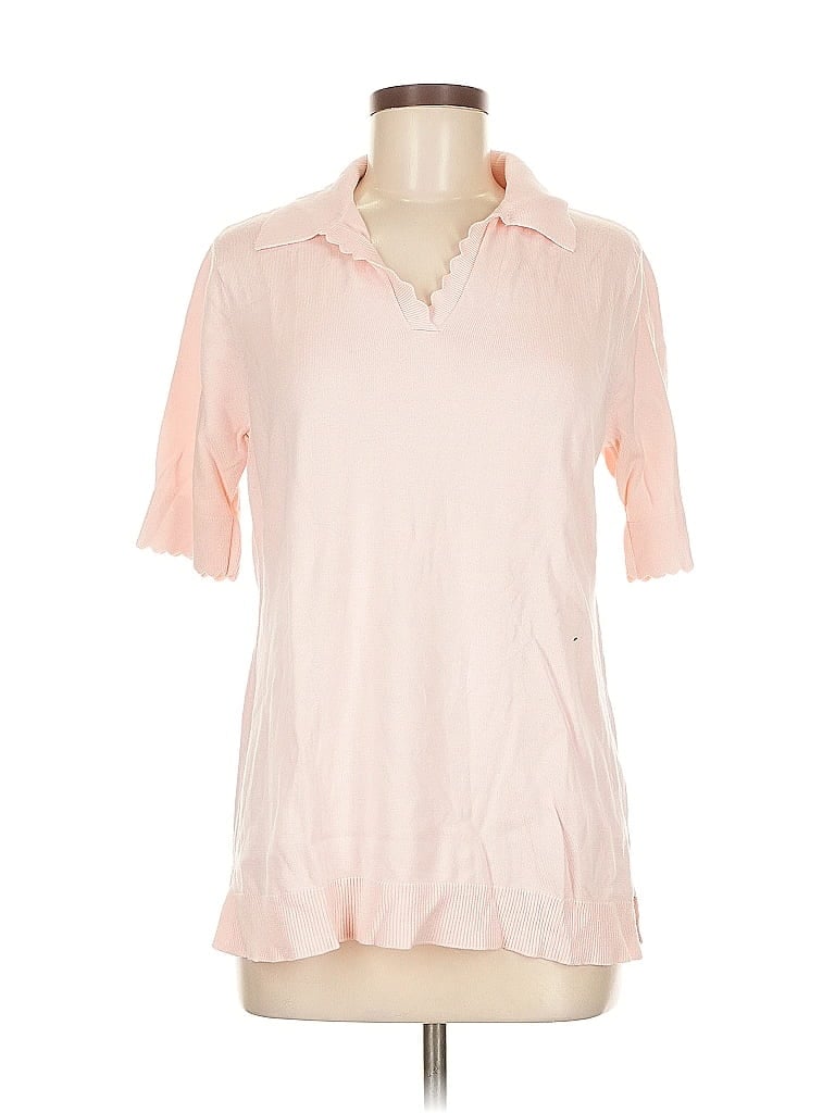 Pre-owned Isaac Mizrahi Live Cardigan Sweater In Pink