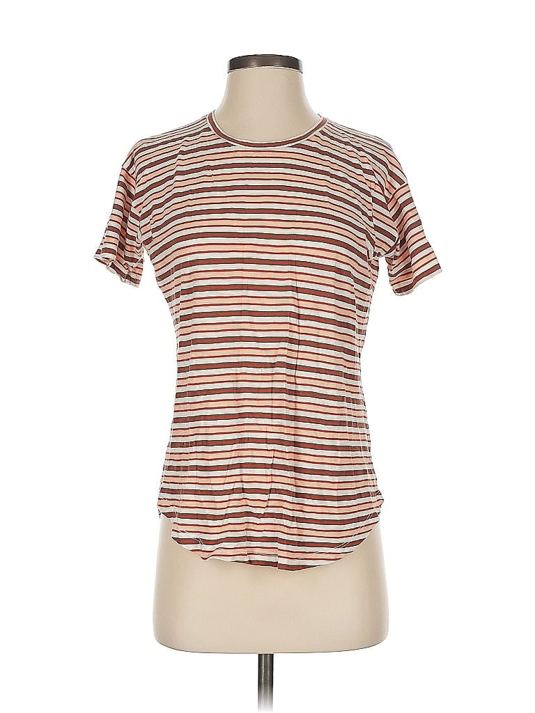 Pre-owned Madewell Short Sleeve T-shirt In Brown