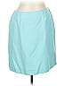 Petite Sophisticate Solid Teal Formal Skirt Size 12 - photo 1