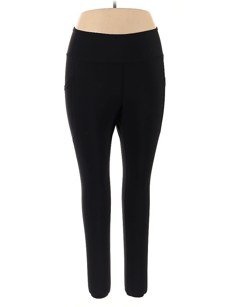 Active by Old Navy Solid Black Active Pants Size XL - photo 1