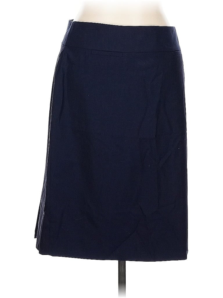 Click to view more detailed imagery on our partner's website Pre-owned Banana Republic Wool Skirt In Blue