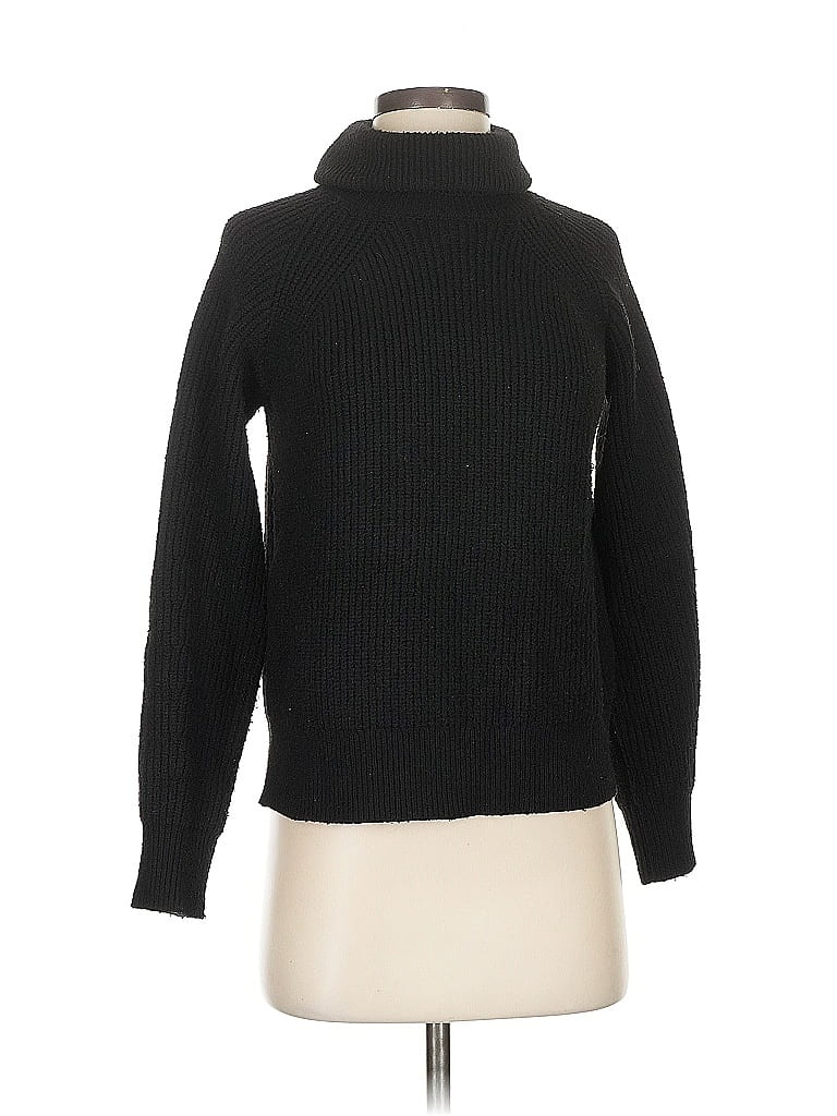 Pre-owned Truth By Republic Turtleneck Sweater In Black