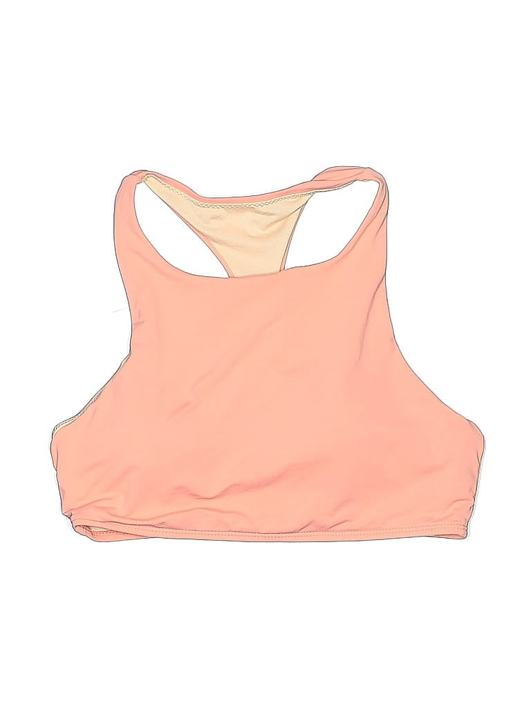 Pre-owned Assorted Brands Swimsuit Top Orange Swimwear