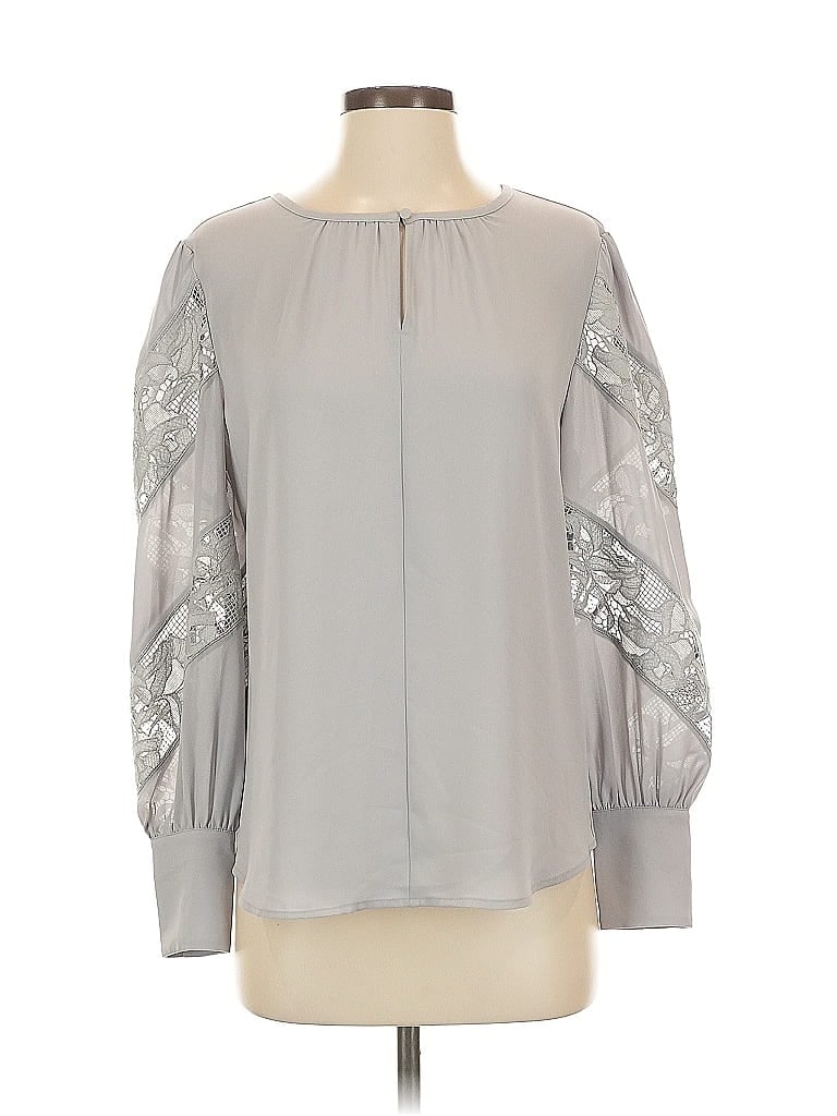 Click to view more detailed imagery on our partner's website Pre-owned Ann Taylor Long Sleeve Blouse In Gray