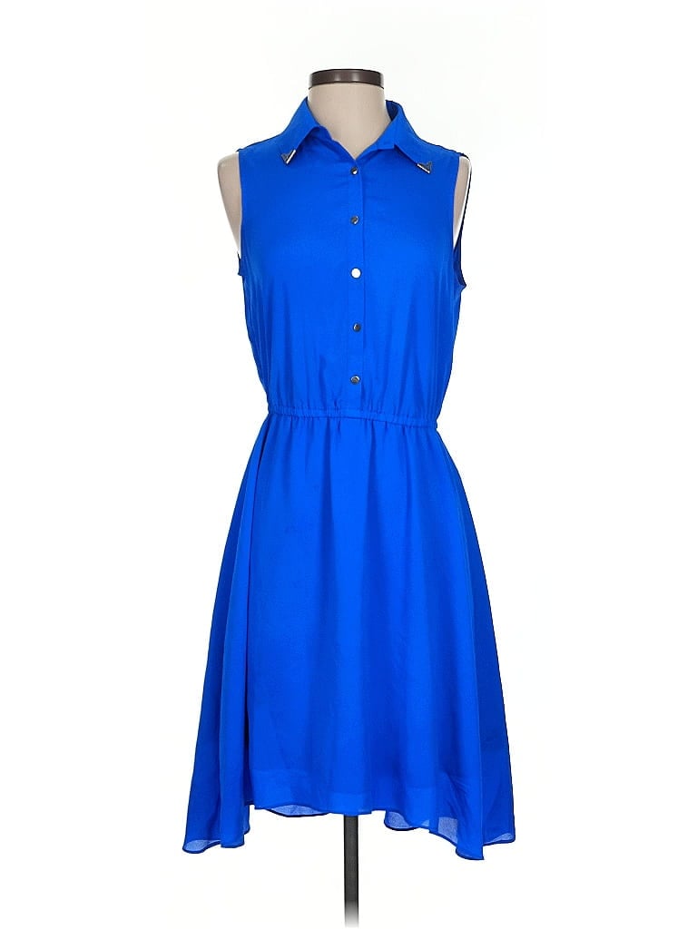 Pre-owned Gianni Bini Casual Dress In Blue